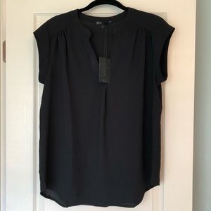 Gibson Split Neck Blouse